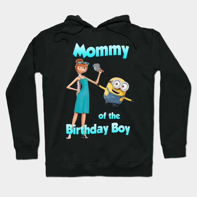 Mommy of The Birthday Boy Hoodie by FirmanPrintables